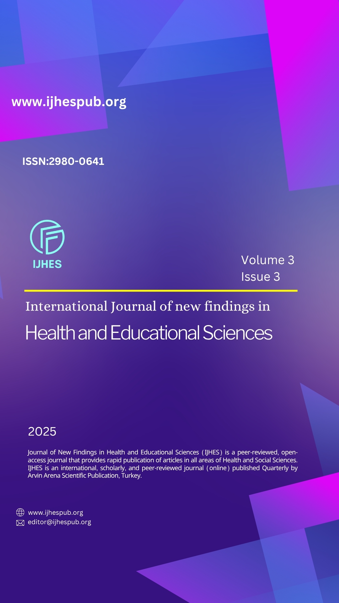 					View Vol. 3 No. 3 (2025): IJHES
				